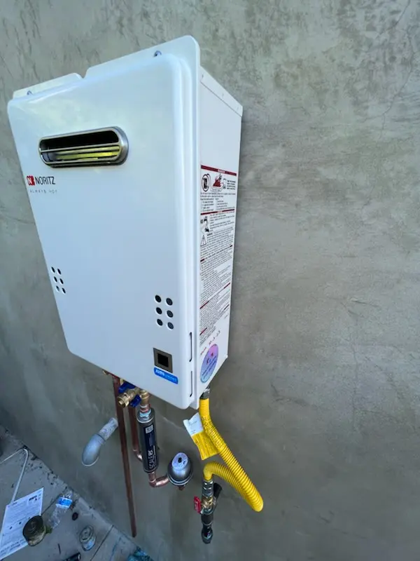 Tankless water heater installation for Herndon homes